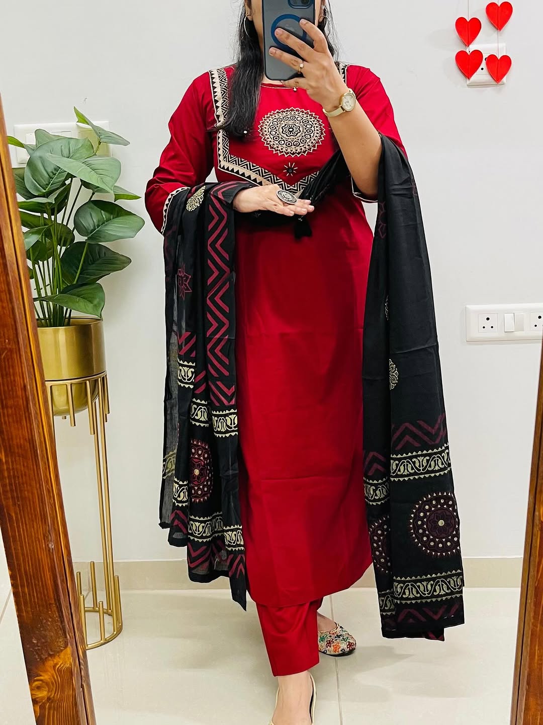 Premium Designer Embroidered Suit Set with Dupatta