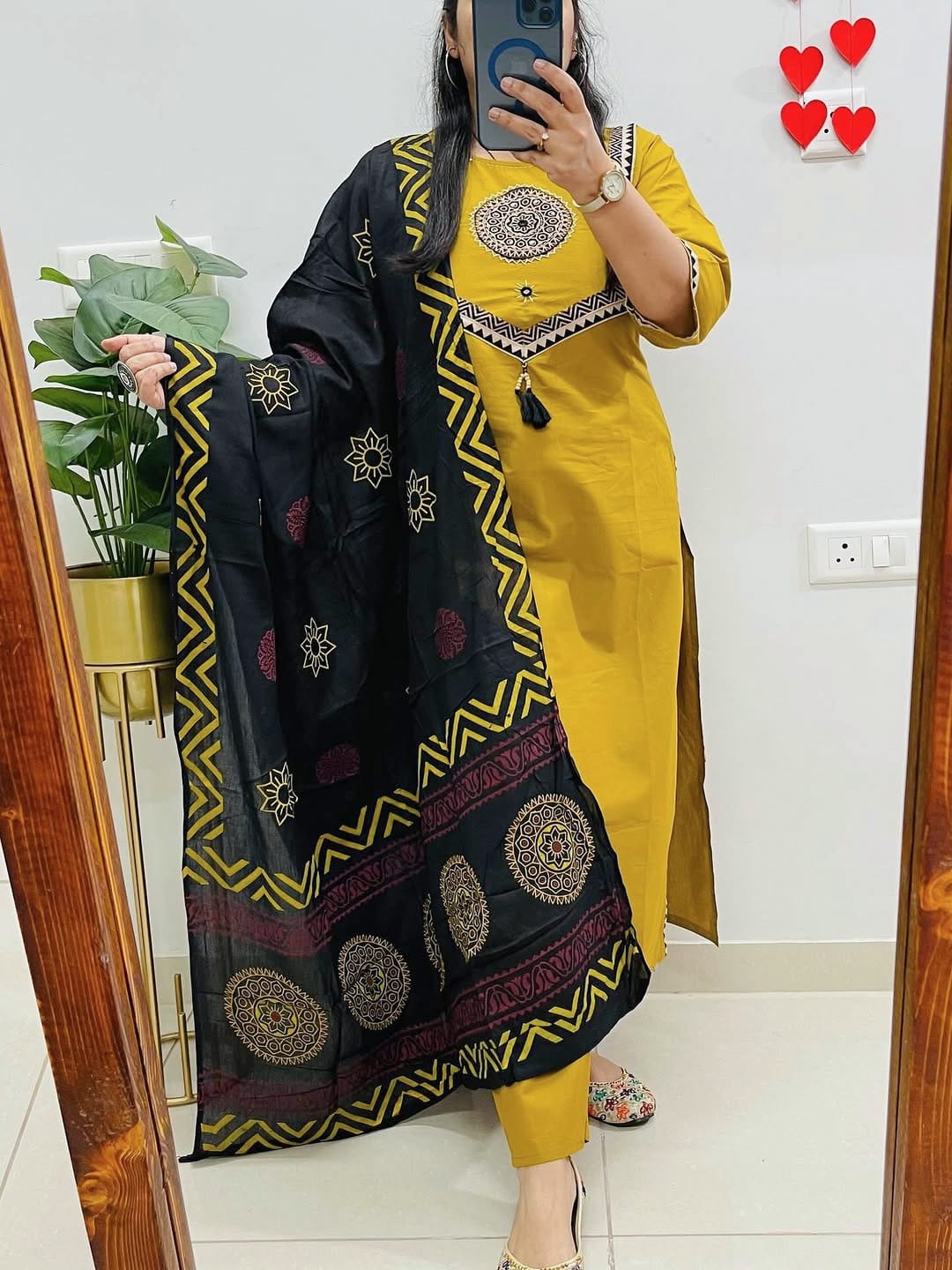 Premium Designer Embroidered Suit Set with Dupatta