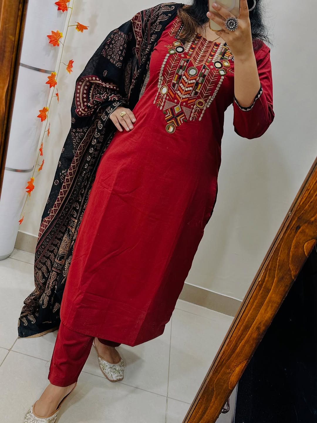 Premium Heavy Embroidered Suit Set with Dupatta