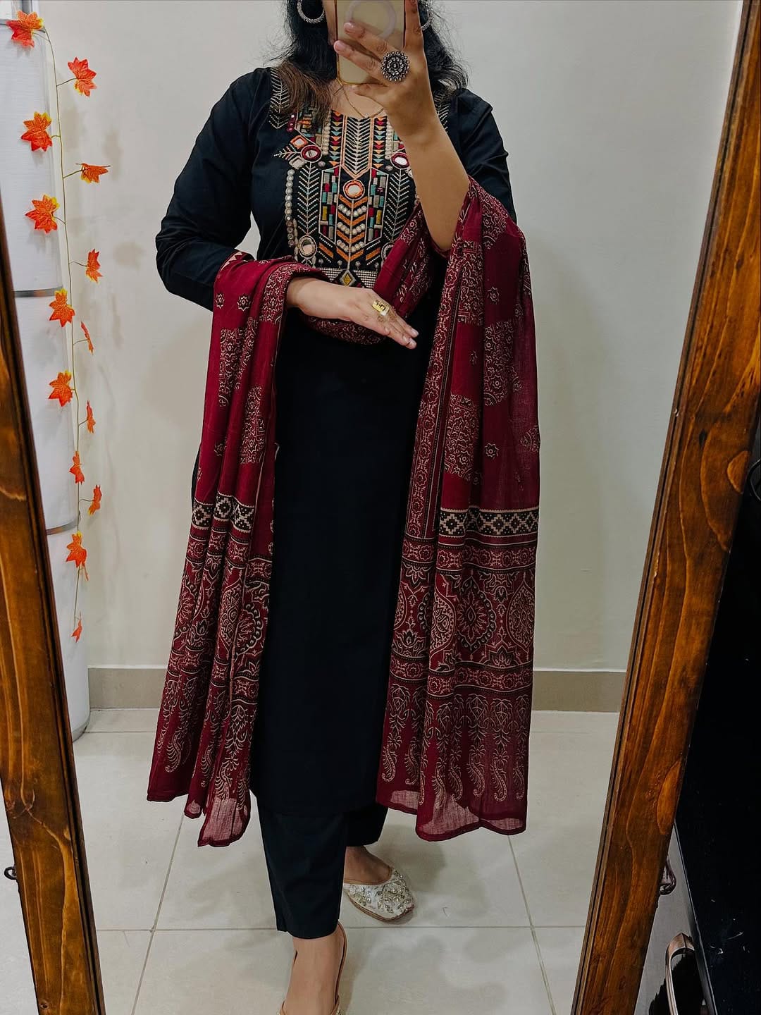 Premium Heavy Embroidered Suit Set with Dupatta