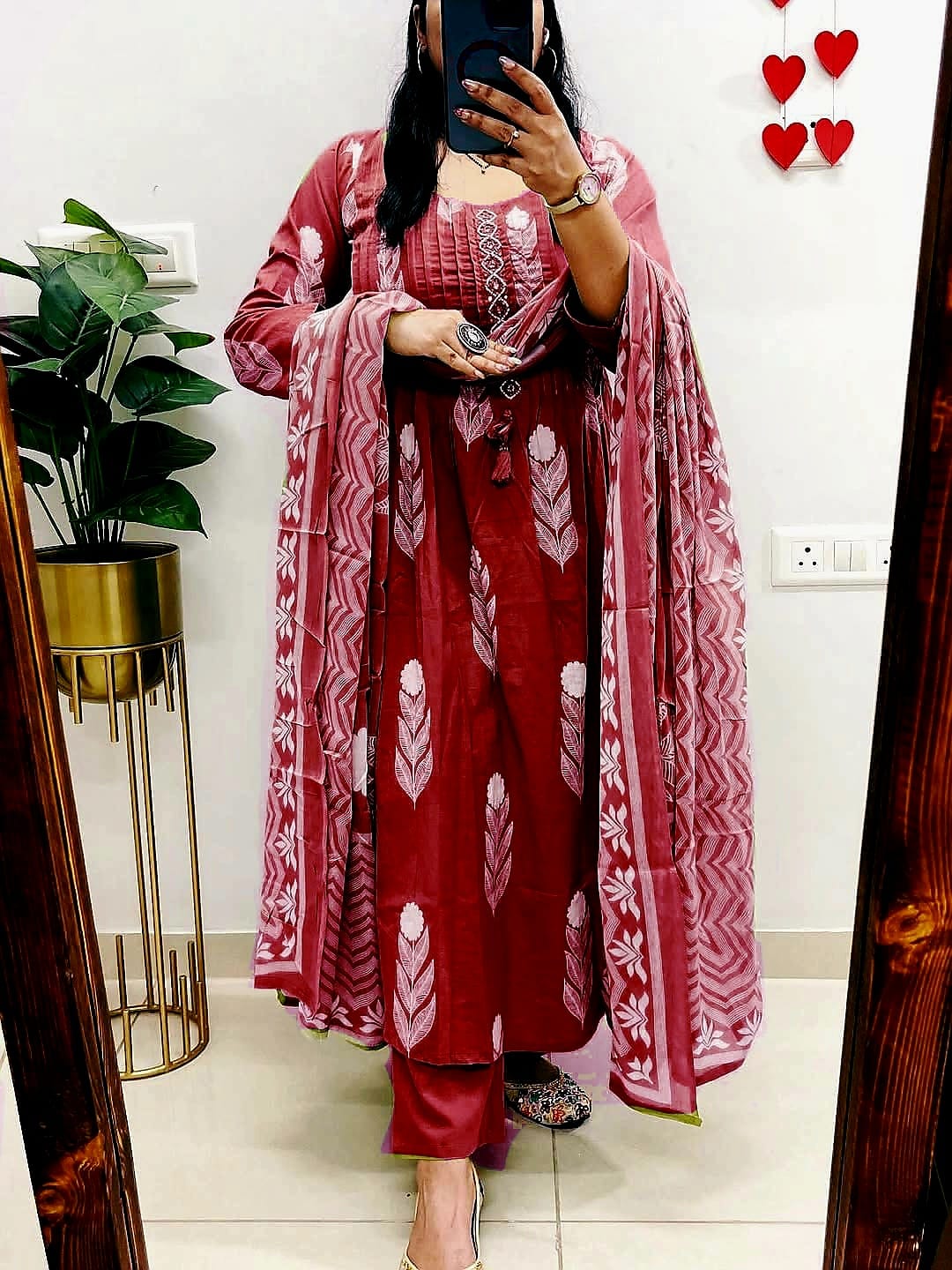 Beautiful Embroidered Suit Set with Dupatta