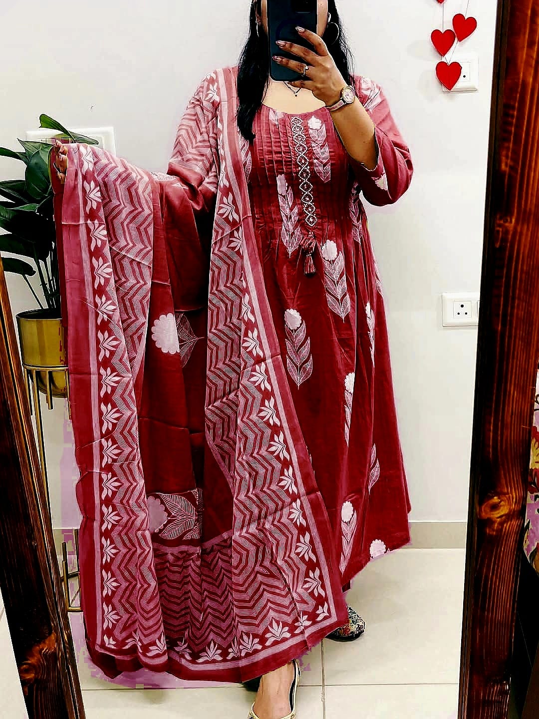 Beautiful Embroidered Suit Set with Dupatta