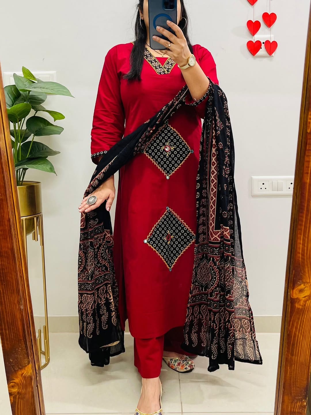 Premium Elegant Embroidered Suit Set with Dupatta