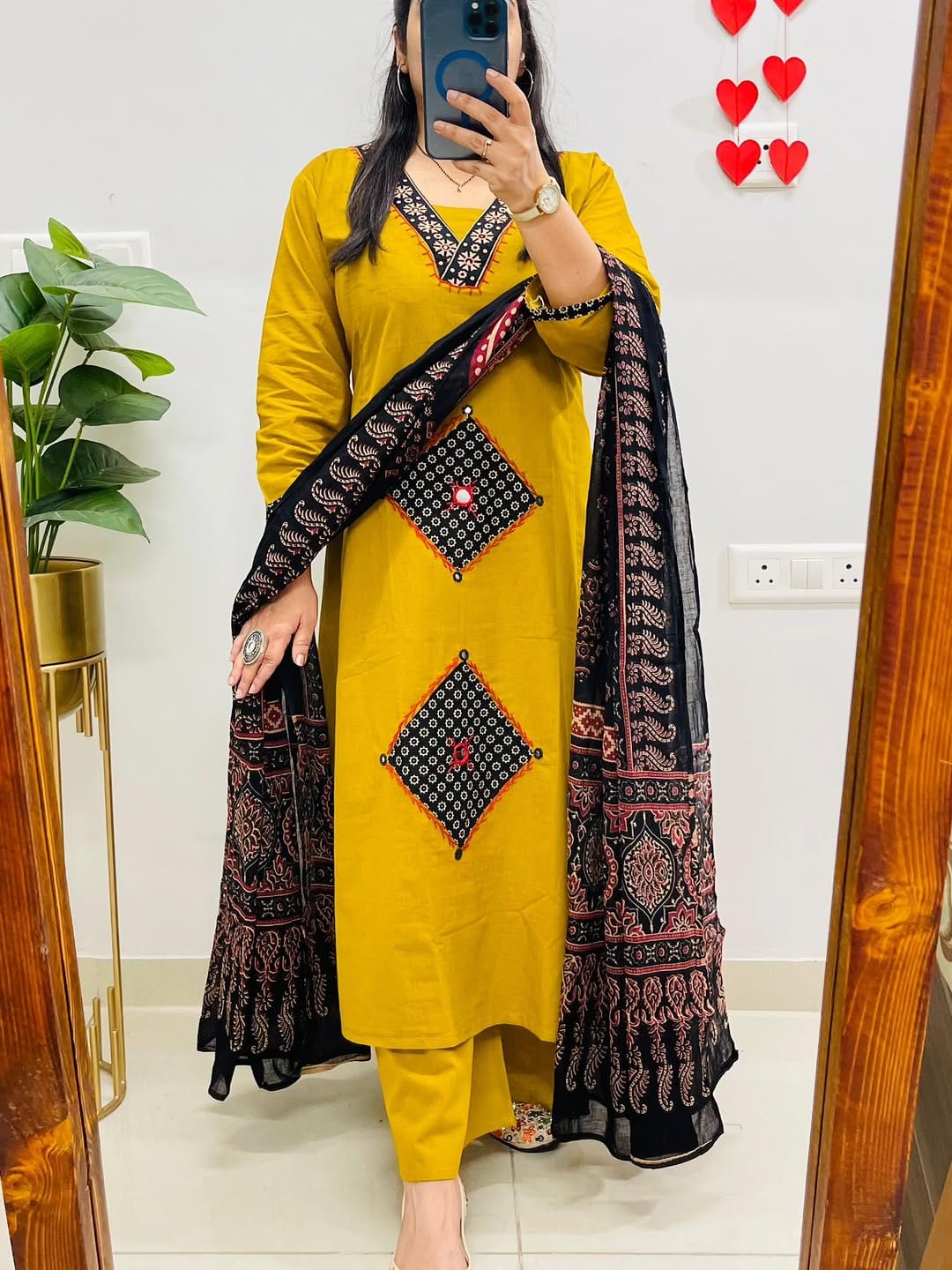 Premium Elegant Embroidered Suit Set with Dupatta