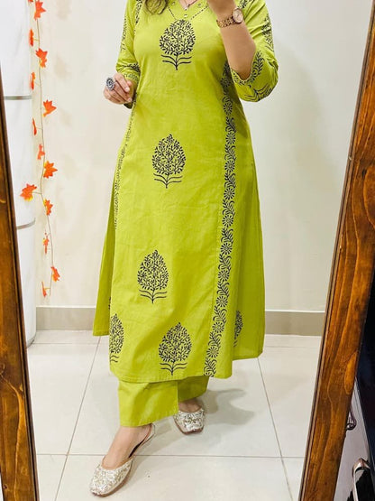 Elegant Floral Embroidered Co-ord Set